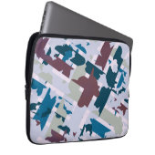 Abstraktes Kariertes Design 1 Laptopschutzhülle (Vorne Rechts)