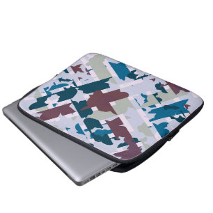 Abstraktes Kariertes Design 1 Laptopschutzhülle