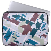 Abstraktes Kariertes Design 1 Laptopschutzhülle (Vorderseite)