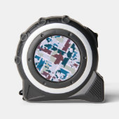 Abstraktes Kariertes Design 1 Maßband (Vorderseite)