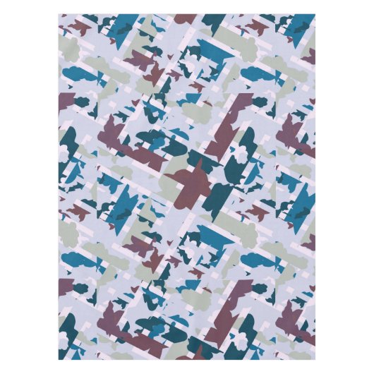 Abstraktes Kariertes Design Tischdecke (Vorderseite)