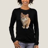 abstraktes Kätzchen T-Shirt Tri-Blend Shirt (Vorderseite)