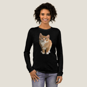 abstraktes Kätzchen T-Shirt Tri-Blend Shirt