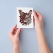 Abstraktes Katzen-Geschenk| Niedliche Katze für Va Flyer (Gruppe)