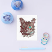 Abstraktes Katzen-Geschenk| Niedliche Katze für Va Flyer (Einzeln)