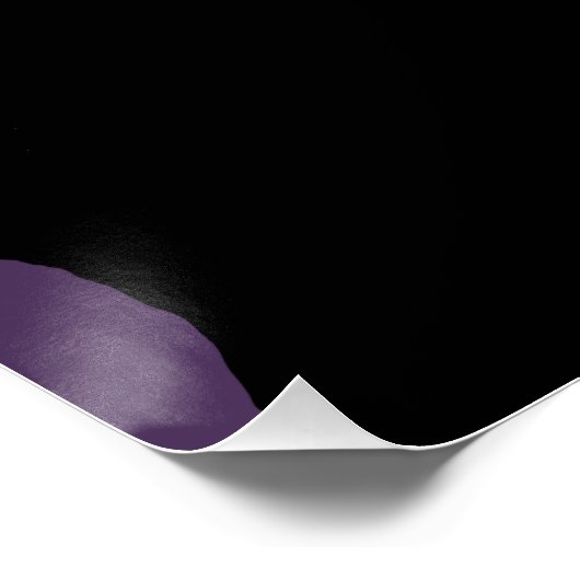 Abstraktes Katzenkunstposter Poster (Ecke)