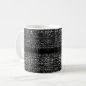 Abstraktes Kettenmuster Kaffeetasse (Vorderseite Links)