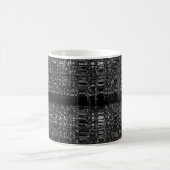 Abstraktes Kettenmuster Kaffeetasse (Mittel)