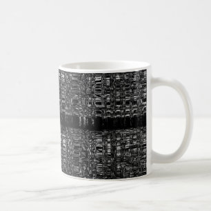 Abstraktes Kettenmuster Kaffeetasse