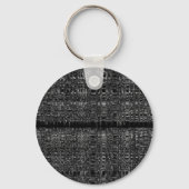Abstraktes Kettenmuster Schlüsselanhänger (Vorderseite)