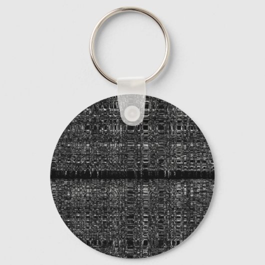 Abstraktes Kettenmuster Schlüsselanhänger (Vorderseite)