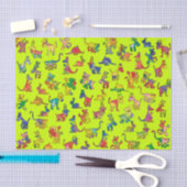 Abstraktes Kindermuster + Ihre Idee Seidenpapier (Handwerk)