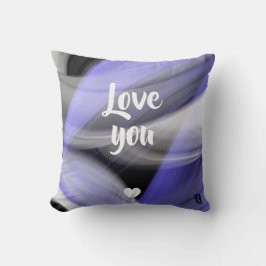 Abstraktes Kissen Trend Lavender Violet