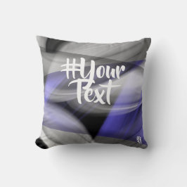 Abstraktes Kissen Trend Lavender Violet