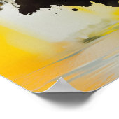 Abstraktes Klavier Katzenbaum Hexe Kunstwerke Kuns Poster (Ecke)