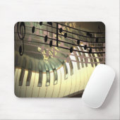 Abstraktes Klavier Mousepad (Mit Mouse)