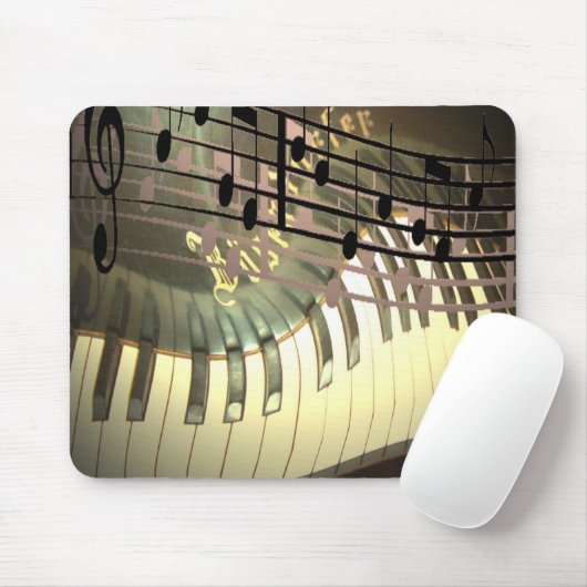 Abstraktes Klavier Mousepad (Mit Mouse)
