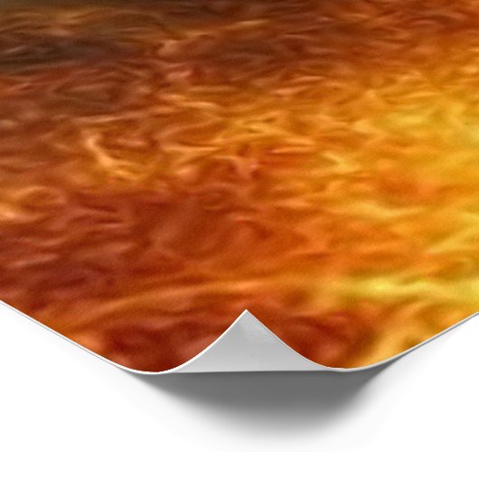 Abstraktes kleines Problem Golden Gate Bridge Post Poster (Ecke)