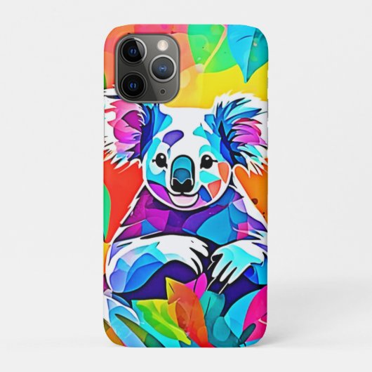 Abstraktes Koala-Design Case-Mate iPhone Hülle (Rückseite)