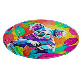 Abstraktes Koala-Design Schneidebrett (Ecke)