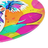 Abstraktes Koala-Design Schneidebrett (Ecke)