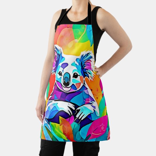 Abstraktes Koala-Design Schürze (InSitu)