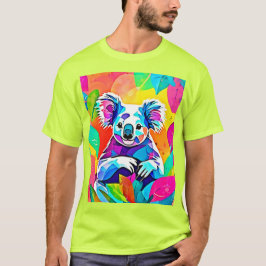 Abstraktes Koala-Design T-Shirt
