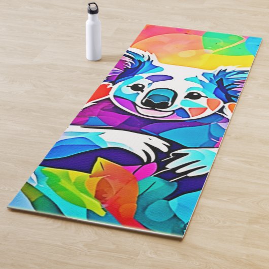Abstraktes Koala-Design Yogamatte (Beispiel)