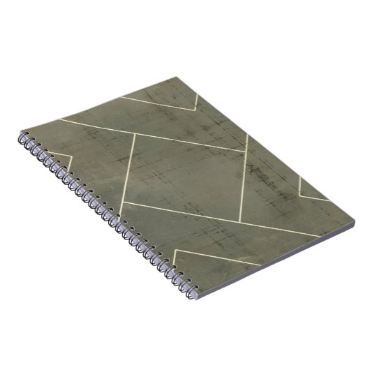 Abstraktes Konzept mit geometrischen Formen Notizblock (Rechte Seite)