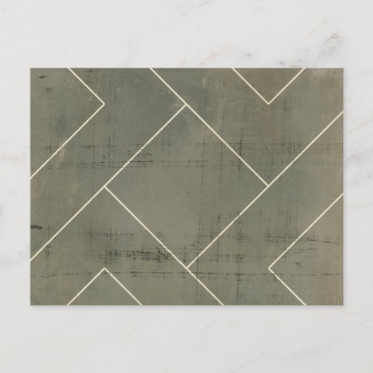 Abstraktes Konzept mit geometrischen Formen Postkarte (Vorderseite)