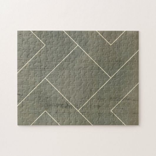 Abstraktes Konzept mit geometrischen Formen Puzzle (Horizontal)