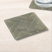 Abstraktes Konzept mit geometrischen Formen Rechteckiger Pappuntersetzer (angewinkelt)