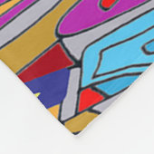 Abstraktes Korallenmeer-Poster Akryllische Fleece (Ecke)