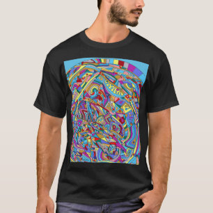 Abstraktes Korallenmeer T-Shirt