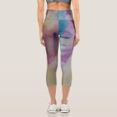 Abstraktes Korallenriff Capri Leggings (Rückseite)
