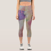 Abstraktes Korallenriff Capri Leggings (Vorderseite)
