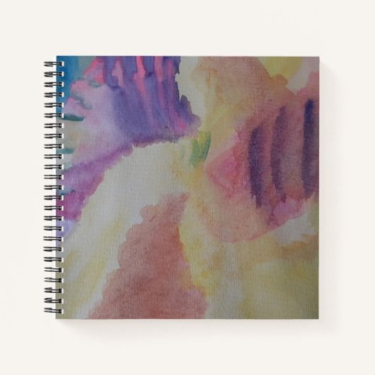 Abstraktes Korallenriff-Notebook Notizblock (Vorderseite)