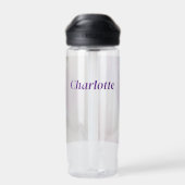 Abstraktes Korallenriff Trinkflasche (Rückseite)