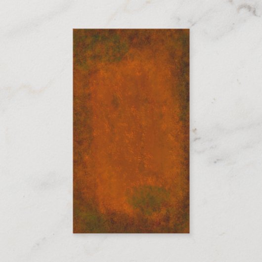Abstraktes korrodiertes Metall abstrakte Textur Visitenkarte (Vorderseite)