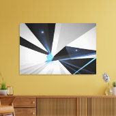 Abstraktes kosmische Portal Leinwanddruck (Insitu (Wohnzimmer))