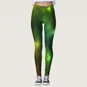 Abstraktes kosmische Raumkonstellationsdesign Leggings