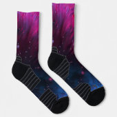 Abstraktes kosmisches Band Socken (Rechts)