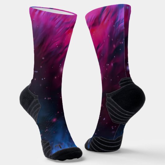 Abstraktes kosmisches Band Socken (Gewinkelt)