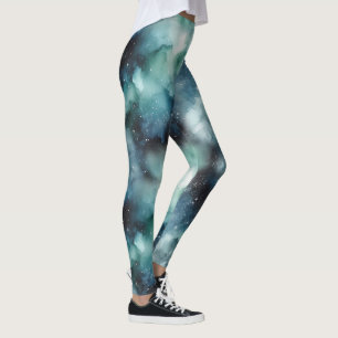Abstraktes kosmisches Landschaftsbild Leggings