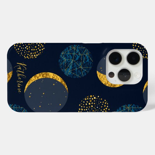 Abstraktes kosmisches Muster Personalisiert Case-Mate iPhone Hülle (Rückseite (Horizontal))