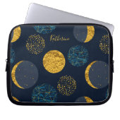 Abstraktes kosmisches Muster Personalisiert Laptopschutzhülle (Vorderseite)