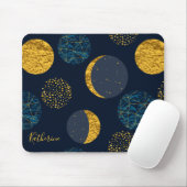 Abstraktes kosmisches Muster Personalisiert Mousepad (Mit Mouse)