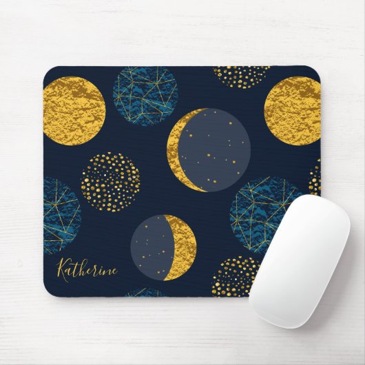 Abstraktes kosmisches Muster Personalisiert Mousepad (Mit Mouse)