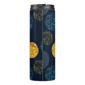 Abstraktes kosmisches Muster Personalisiert Thermosbecher (Rückseite)