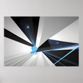 Abstraktes kosmisches Portal Poster (Vorne)